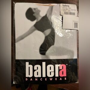 Balera dance tights, medium child, light suntan